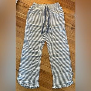 🆕Aerie Blue and White Medium Loungewear/Pajama Pants